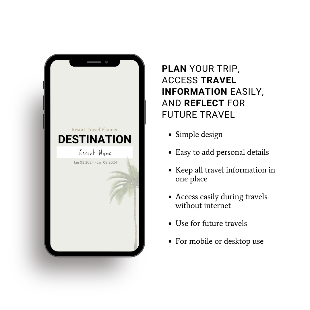 Travel Planner | Resort Destination