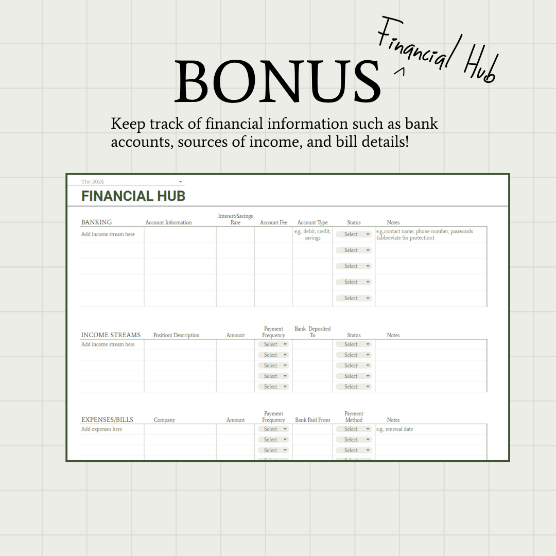 The Extreme Minimalist | Financial Tracker