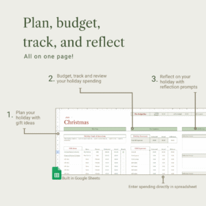 Alternative view of Holiday Planner & Tracker